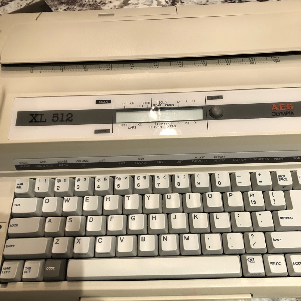 AEG Olympia Typewriter in mint condition- a must see!